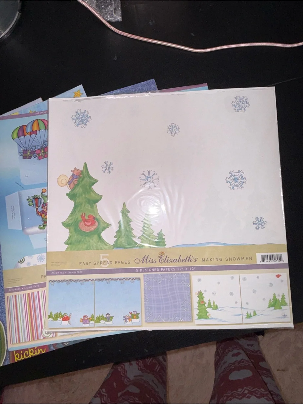 Assorted Decorative Party Invitation and Cardstock Pack - Multicolor scrapbook